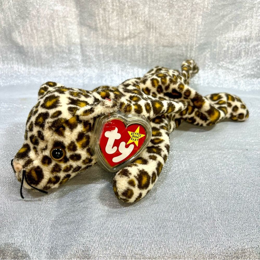 Ty Beanie Baby Freckles the Leopard 1996 Retired Vintage Plush Toy